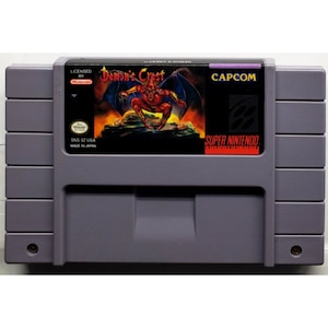 Demon Crest - do konsoli SNES - działający kartridż - region NTSC lub PAL - fantastyczny stan // gra fabularna