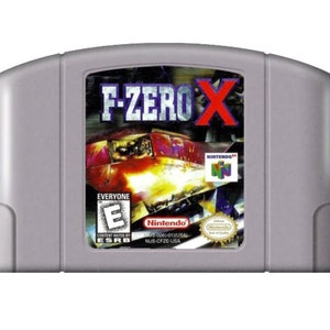F-Zero X - gra z 1996 r. - na konsole N64 - działający kartridż / pakiet gry - region NTSC lub PAL - świetny stan