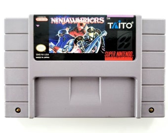 Ninja Warriors - for SNES Console- working cartridge - NTSC or PAL region - Fantastic condition