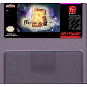 Rendering Ranger: R2 - dla konsoli SNES - działający kartridż - region NTSC lub PAL - fantastyczny stan
