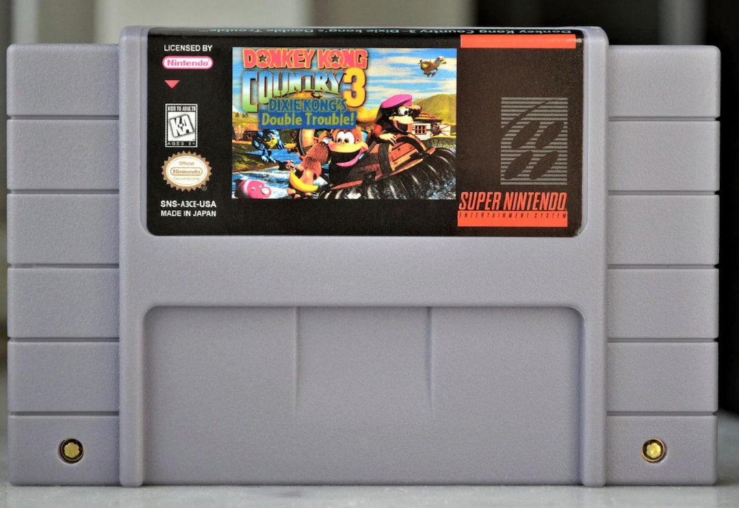 Kong's Double Trouble Donkey Kong Country Snes Switch Double