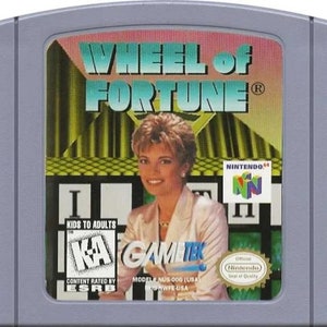 Wheel of Fortune - for N64 consoles - working cartridge / game pak - NTSC or PAL region - Great condition