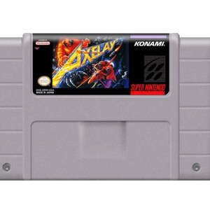 Axelay - do konsoli SNES - działający kartridż - region NTSC lub PAL - fantastyczny stan // gra fabularna