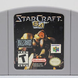 StarCraft 64 - 1996 game - for N64 consoles - working cartridge / game pak - NTSC or PAL region - great condition