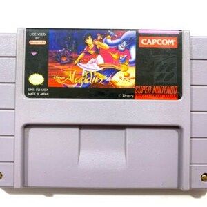 Aladdin - na konsole SNES - działający kartridż - region NTSC lub PAL - fantastyczny stan // gra fabularna