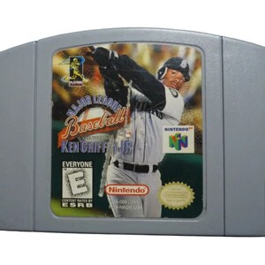 Major League Baseball Ken Griffey Jr. - na konsole N64 - działający kartridż / pakiet gry - region NTSC lub PAL - doskonały stan