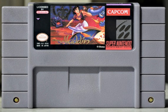 Aladdin 1993 for SNES Consoles Working Cartridge NTSC or PAL