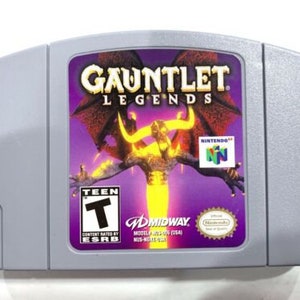 Gauntlet Legends - na konsole N64 - działający kartridż / pakiet gry - region NTSC lub PAL - doskonały stan