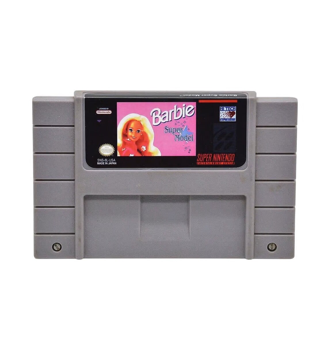 Barbie Super Model for SNES Console Working Cartridge NTSC or PAL Region Fantastic Condition Etsy