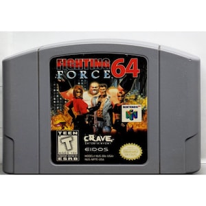 Fighting Force 64 - na konsole N64 - działający kartridż / pakiet gier - region NTSC lub PAL - doskonały stan