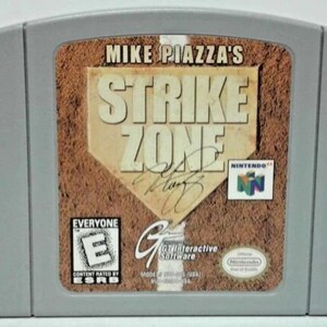 Mike Piazza’s Strike Zone – na konsole N64 – działający kartridż / pakiet gier – region NTSC lub PAL – doskonały stan