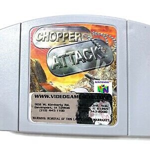 Chopper Attack - na konsole N64 - działający kartridż / pakiet gier - region NTSC lub PAL - doskonały stan