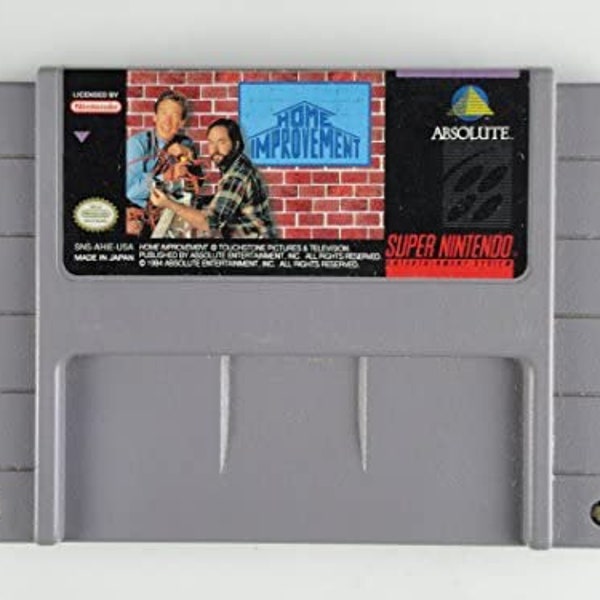 Home Improvement - for SNES Console - working cartridge - NTSC or PAL region - Fantastic condition