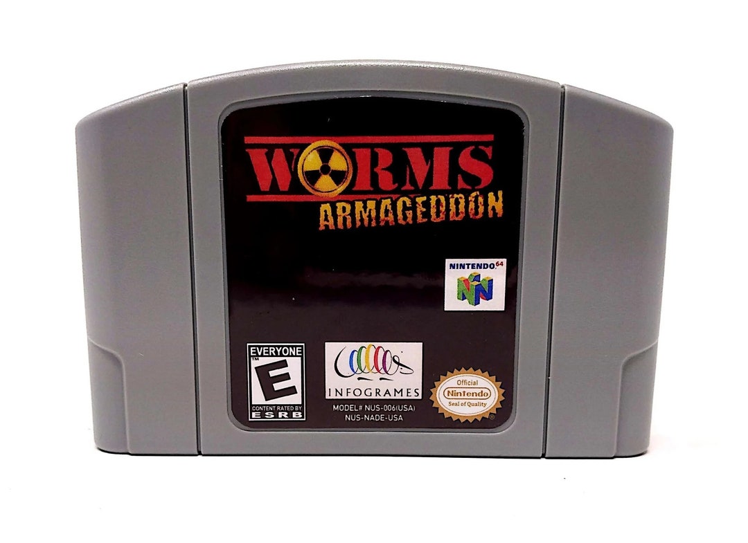 Worms Armageddon for N64 Consoles Working Cartridge Game Pak NTSC or PAL Region Great Condition Etsy