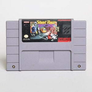 Stunt Race - na konsole SNES - działający kartridż - region NTSC lub PAL - fantastyczny stan // gra fabularna