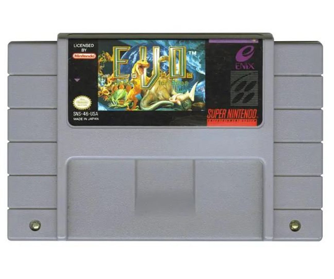 Evo Search for Eden for SNES Consoles Working Cartridge NTSC or PAL Region Fantastic Condition