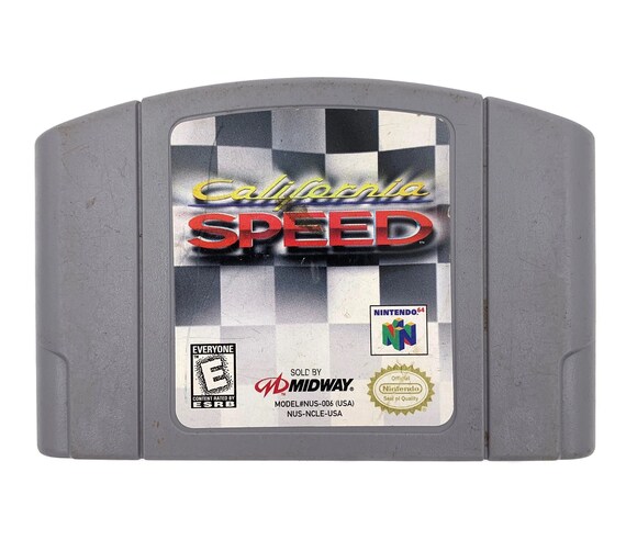 California Speed for N64 consoles working cartridge game pak NTSC  or PAL region Great condition