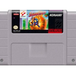 Sparkster - do konsoli SNES - działający kartridż - region NTSC lub PAL - fantastyczny stan // gra fabularna