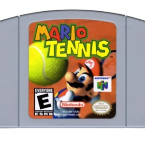マリオテニス - 1996 年ゲーム - N64 コンソール用 - 動作カートリッジ / ゲーム パック - NTSC または PAL リージョン - 良好な状態