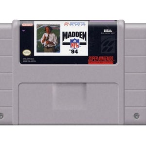 Madden nfl ‘94 - for SNES consoles - working cartridge - NTSC or PAL region - Fantastic condition // role-playing game