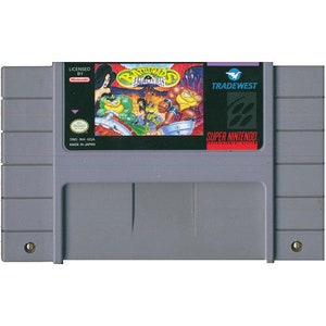 Battletoads w Battlemaniacs - na konsolę SNES - działający kartridż - region NTSC lub PAL - fantastyczny stan
