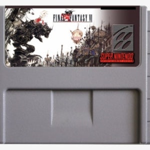 Final Fantasy vi - na konsole SNES - działający kartridż - region NTSC lub PAL - fantastyczny stan // gra fabularna