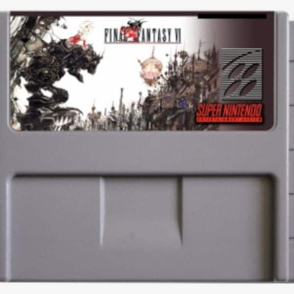 Final Fantasy vi - for SNES consoles - working cartridge - NTSC or PAL region - Fantastic condition // role-playing game