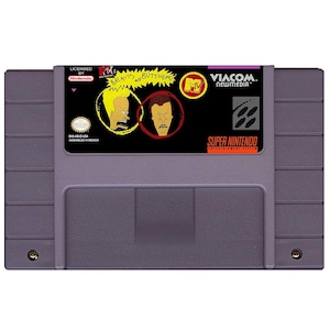 Beavis i Butt-Head - na konsolę SNES - działający kartridż - region NTSC lub PAL - fantastyczny stan