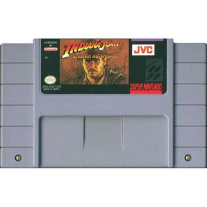 Indiana Jones: Greatest Adventures - na konsolę SNES - działający kartridż - region NTSC lub PAL - fantastyczny stan