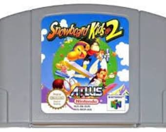 Snowboard Kids 2 - for N64 consoles - working cartridge / game pak - NTSC or PAL region - Great condition