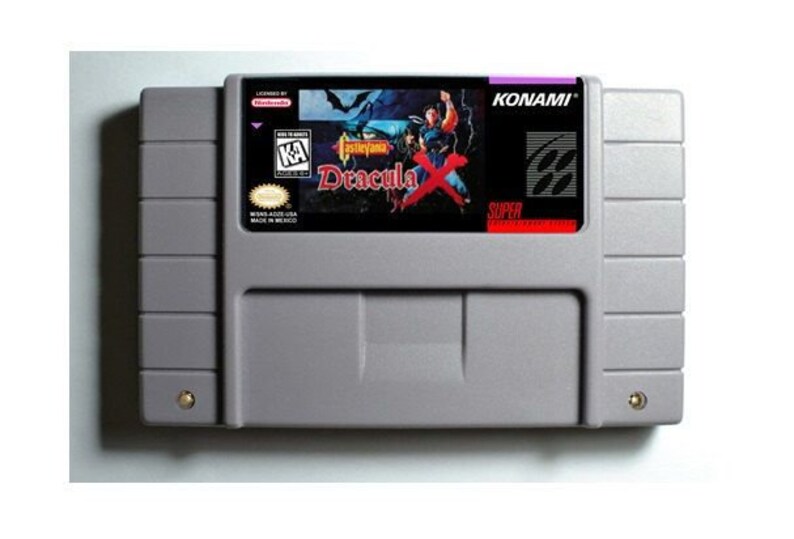 Castlevaniadracula X for SNES Console Working Cartridge Etsy