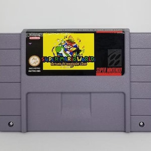 Super Mario World: Return to Dinosaur Land - voor SNES-console - werkende cartridge - NTSC- of PAL-regio - Fantastische staat