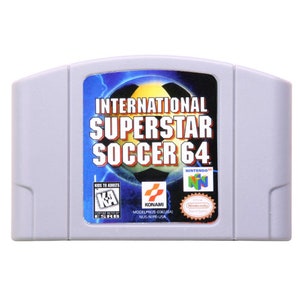 International Superstar Soccer 64 - na konsole N64 - działający kartridż / pakiet gry - region NTSC lub PAL - doskonały stan