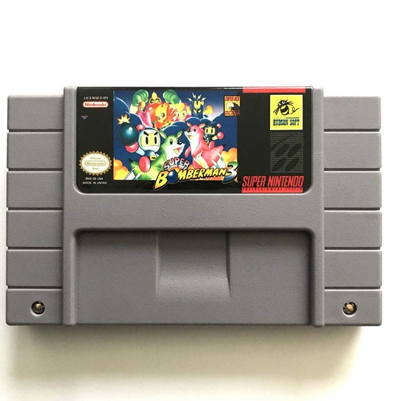 Super Bomberman 3 for SNES Console Working Cartridge 