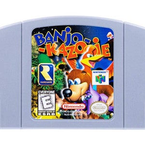 Banjo-Kazooie - gra z 1996 r. - na konsole N64 - działający kartridż / pakiet gry - region NTSC lub PAL - świetny stan