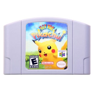 Hej Ty! Pikachu - na konsole N64 - działający kartridż / pakiet gry - region NTSC lub PAL - świetny stan