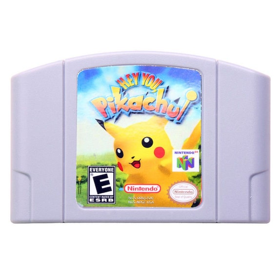 Hey You! Pikachu for N64 consoles working cartridge game pak NTSC  or PAL region Great condition