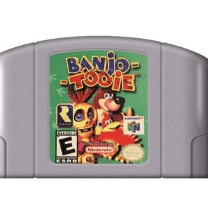 Banjo-Tooie - gra z 1996 r. - na konsole N64 - działający kartridż / pakiet gry - region NTSC lub PAL - świetny stan