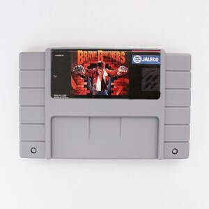 Brawl Brothers - na konsolę SNES - działający kartridż - region NTSC lub PAL - fantastyczny stan