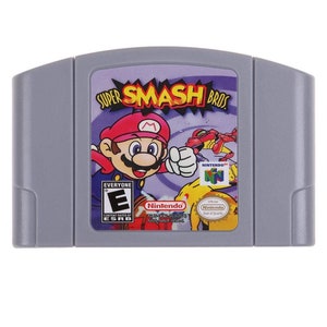 Super Smash Bros. 64 - gra z 1996 r. - na konsole N64 - działający kartridż / pakiet gry - region NTSC lub PAL - świetny stan