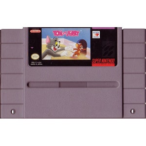 Tom i Jerry - na konsolę SNES - działający kartridż - region NTSC lub PAL - fantastyczny stan