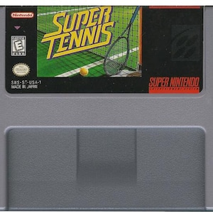 Super Tennis - na konsole SNES - działający kartridż - region NTSC lub PAL - fantastyczny stan // gra fabularna