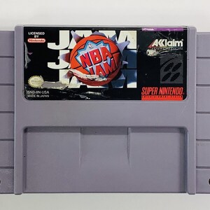 NBA Jam - for SNES consoles - working cartridge - NTSC or Pal region - Fantastic condition // role-playing game