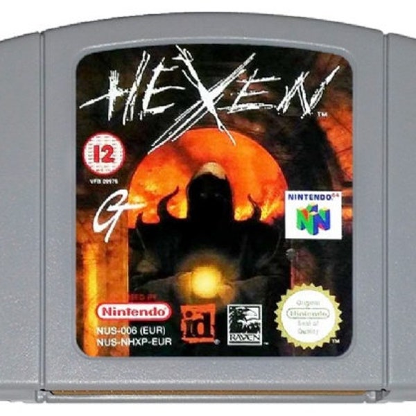 Hexen - for N64 consoles - working cartridge / game pak - NTSC or PAL region - Great condition