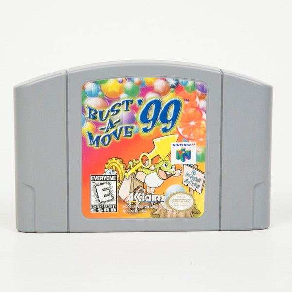 Bust-A-Move 99 - per console N64 - cartuccia funzionante / game pak - regione NTSC o PAL - ottime condizioni