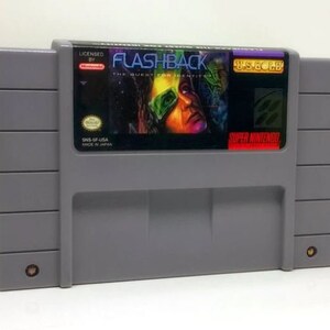 Flashback: The Quest of Identity - dla konsol SNES - działający kartridż - region NTSC lub PAL - fantastyczny stan // gra fabularna