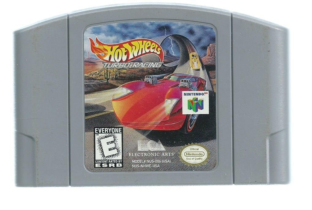 Hot Wheels Turbo Racing - for N64 consoles - working cartridge / game pak - NTSC or PAL region - Great condition