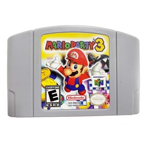 マリオパーティ 3 - N64 コンソール用 - 動作カートリッジ / ゲーム パック - NTSC または PAL リージョン - 良好な状態