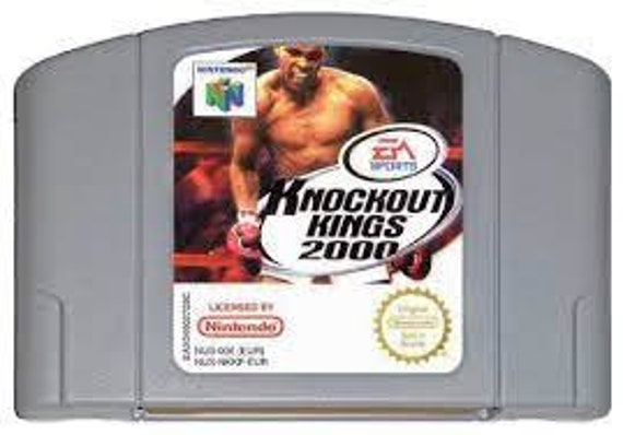 Knockout Kings 2000 for N64 consoles working cartridge game pak  NTSC or PAL region Great condition