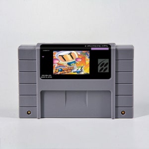 Super Bomberman 4 - na konsolę SNES - działający kartridż - tylko NTSC - fantastyczny stan